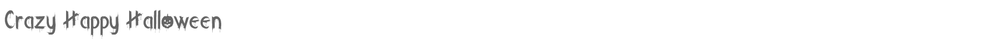 Crazy Happy Halloween Crazy Happy Halloween.ttf font preview